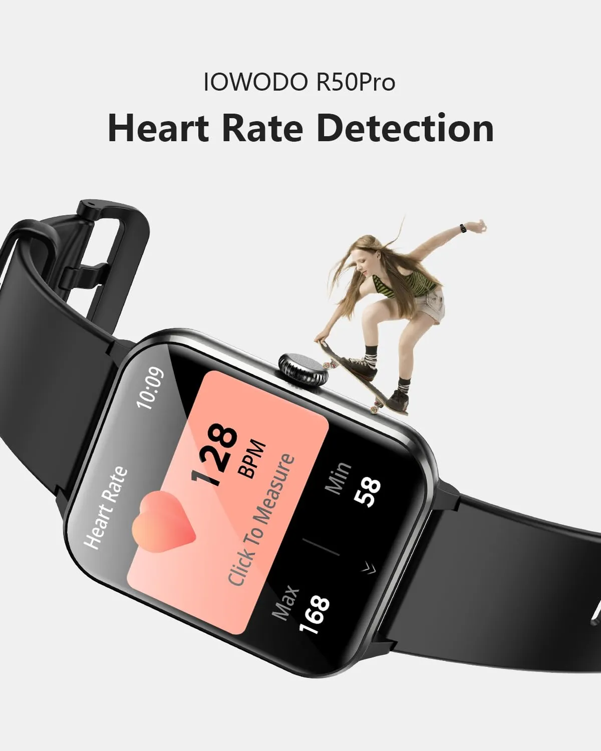1.85'' HD Fitness Smartwatch with Call Function