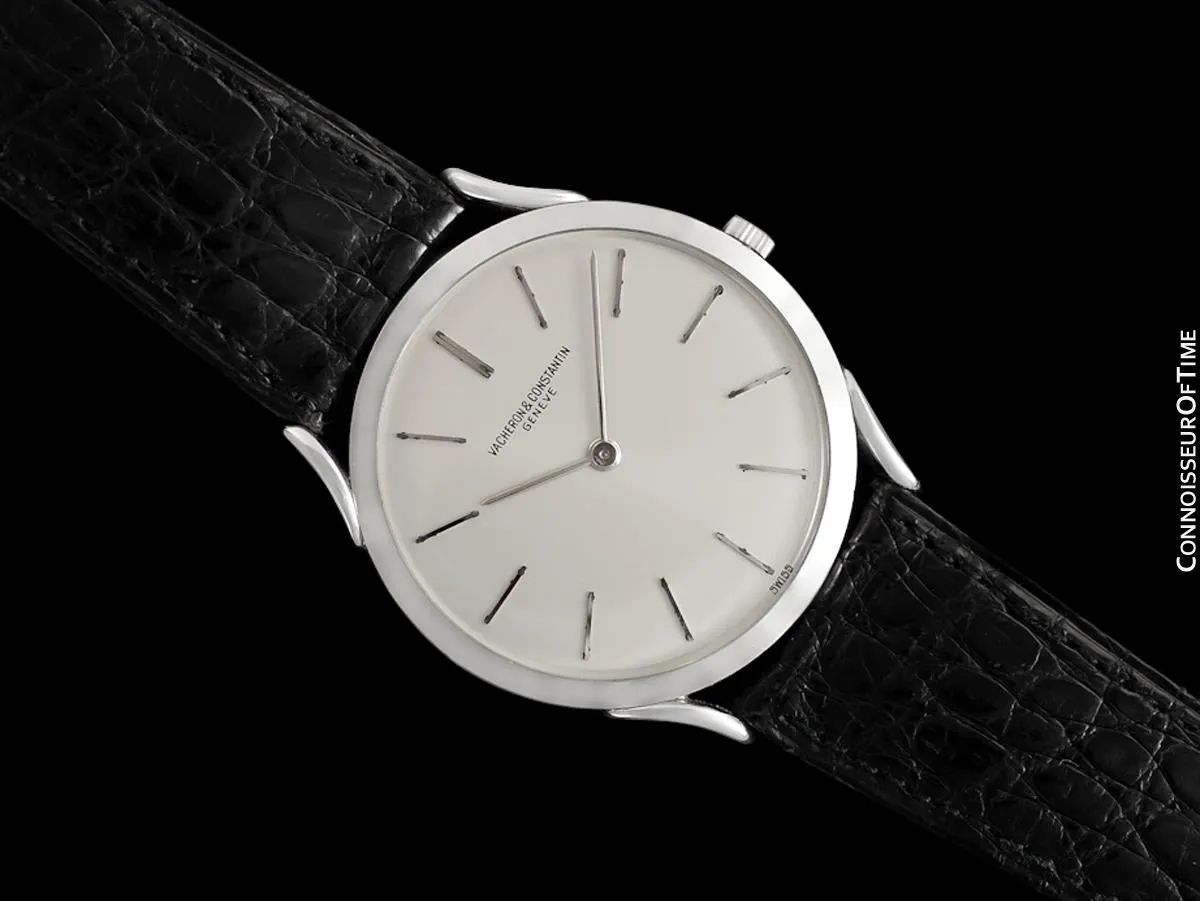 1950's Vacheron & Constantin "Extra-Flat" Vintage Mens Midsize Watch - Platinum
