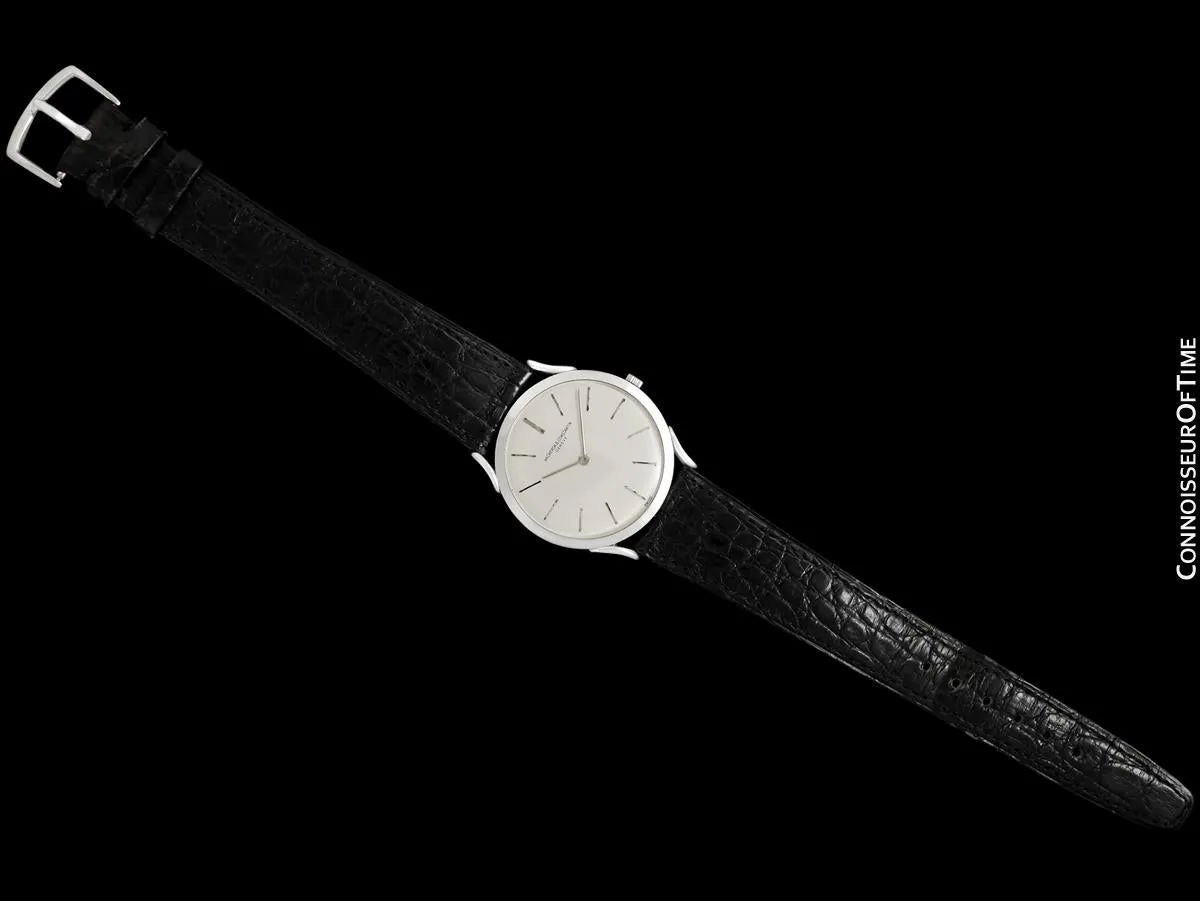 1950's Vacheron & Constantin "Extra-Flat" Vintage Mens Midsize Watch - Platinum
