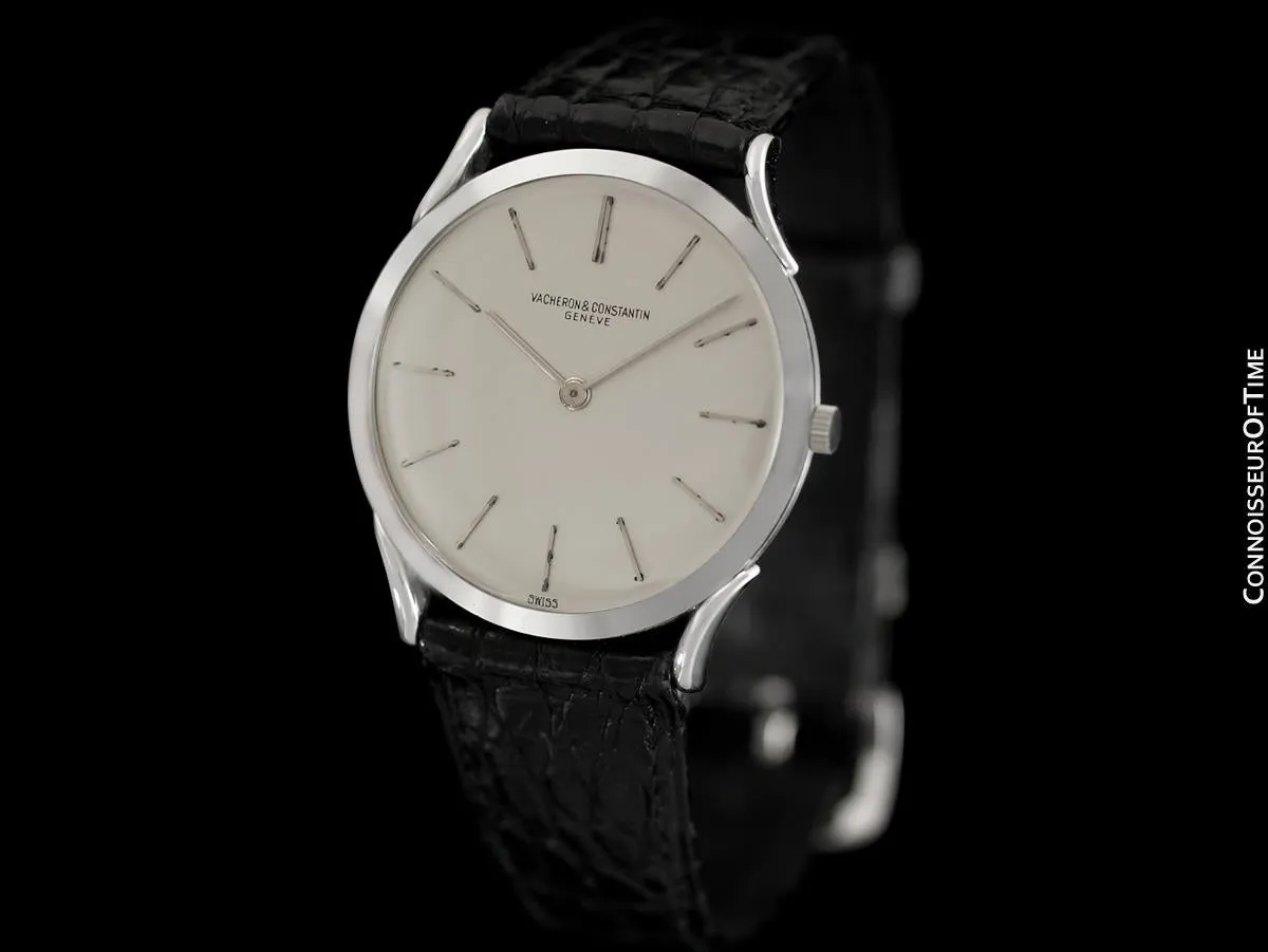 1950's Vacheron & Constantin "Extra-Flat" Vintage Mens Midsize Watch - Platinum