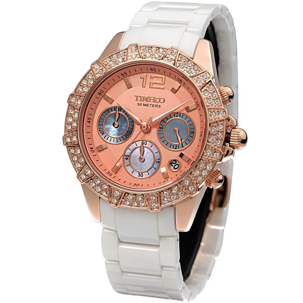 2020 New Pure Diamond Three-Sub Dial Multi Function Watch Luxury Feminine Watches