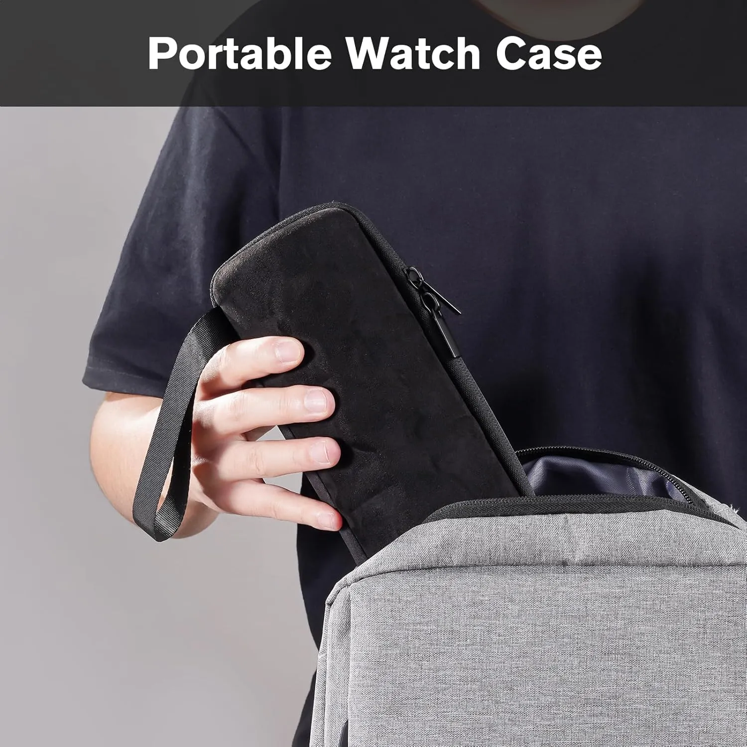 2/3/5 Slot Watch Travel Case for Men Women