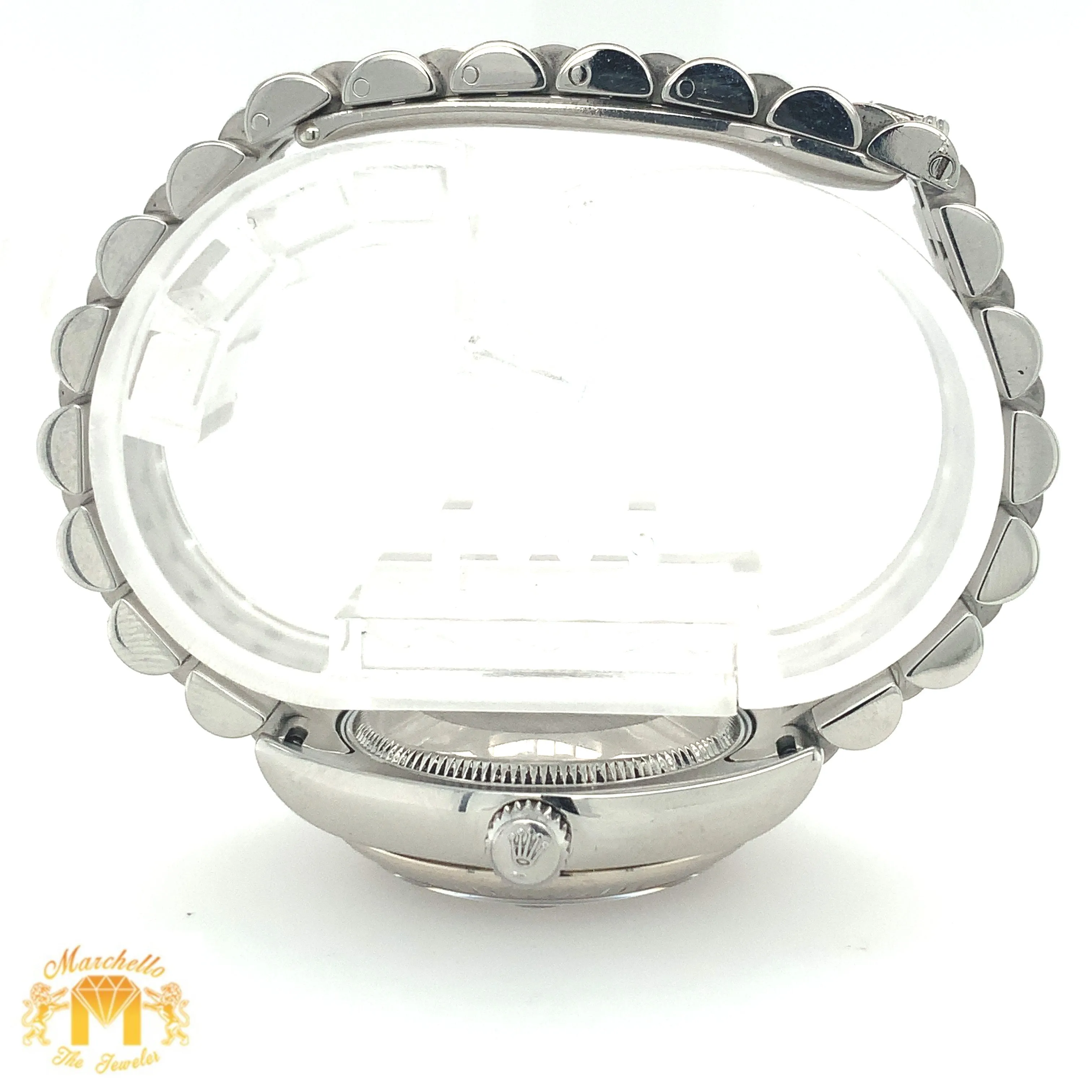 31mm Rolex Datejust Watch with Stainless Steel Jubilee Bracelet