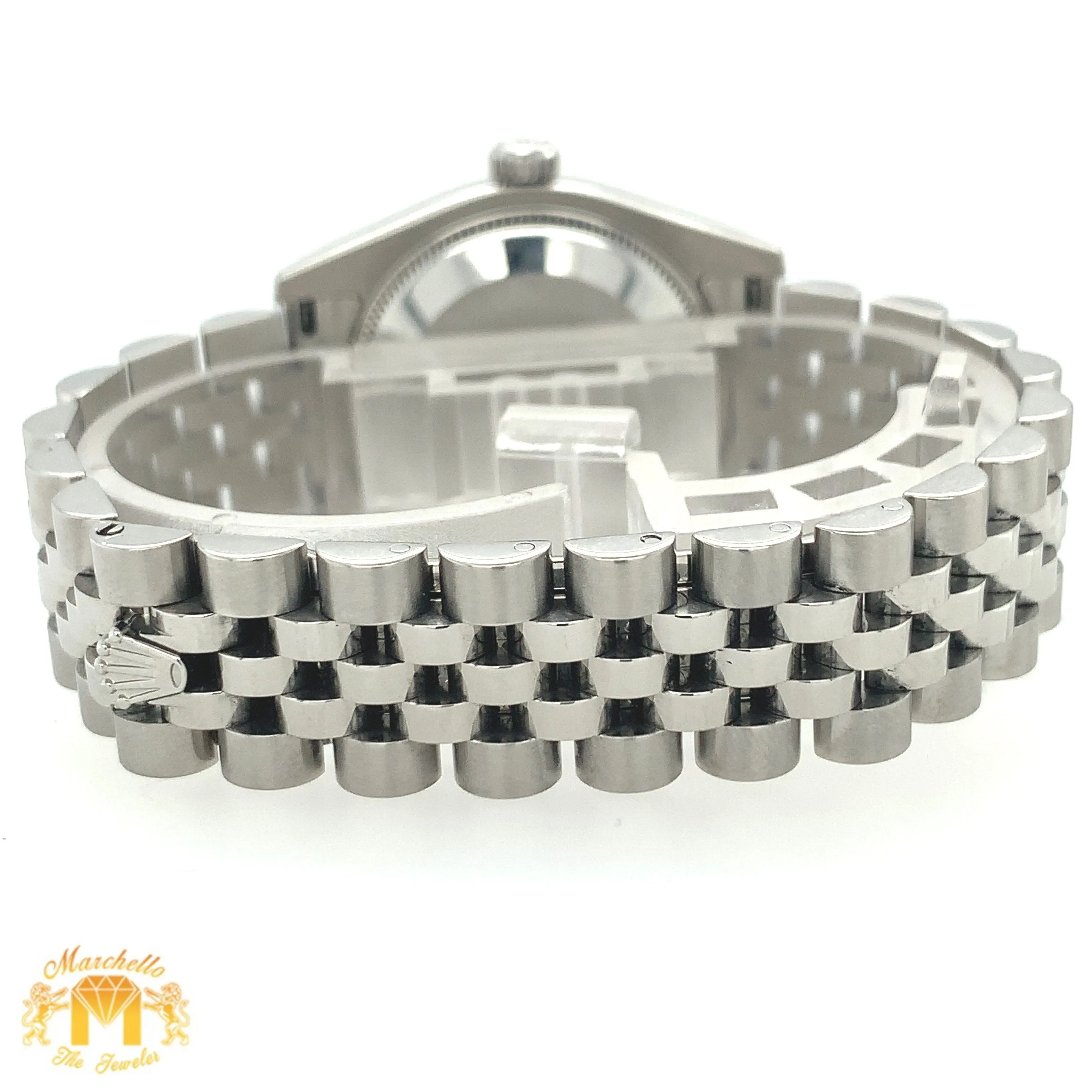 31mm Rolex Datejust Watch with Stainless Steel Jubilee Bracelet