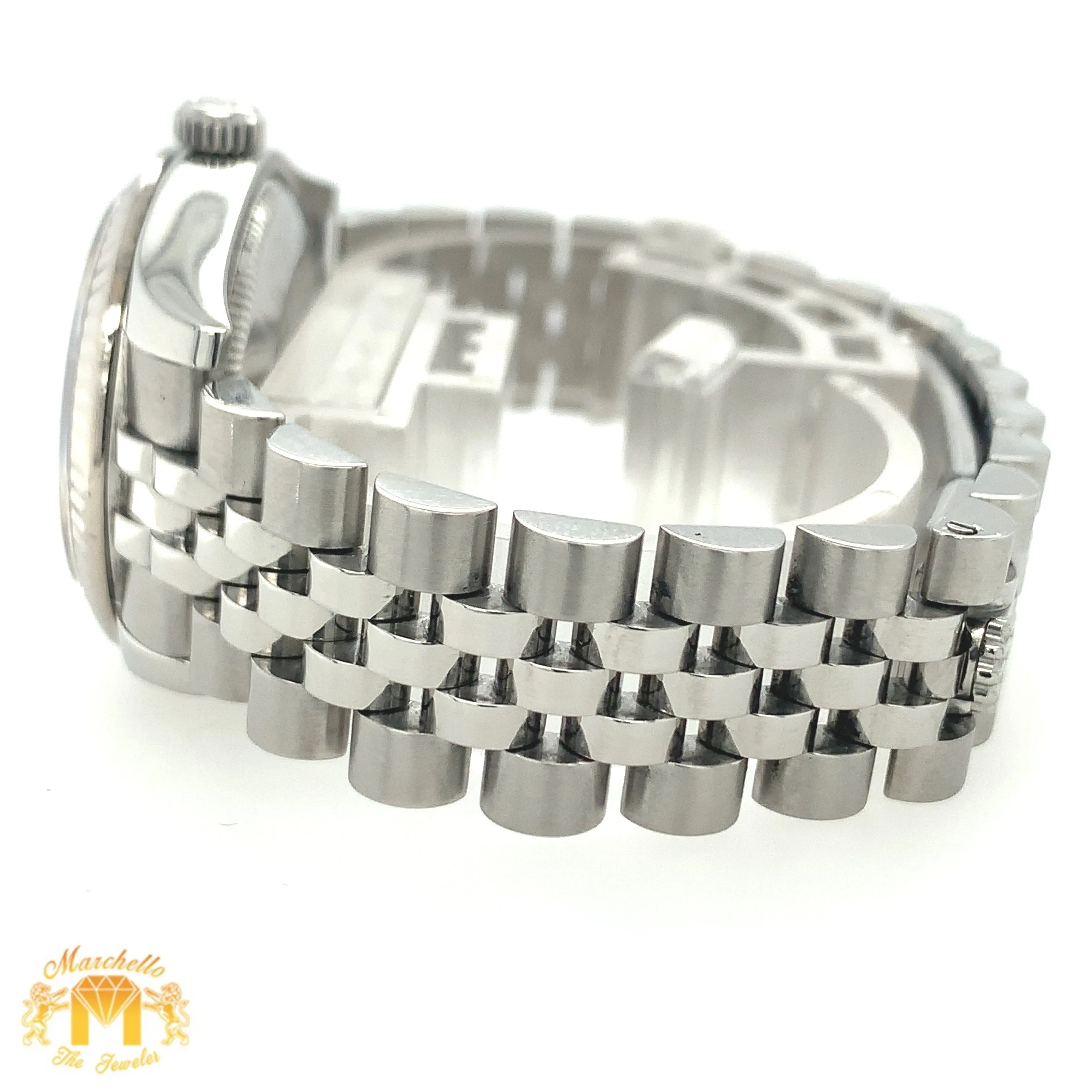 31mm Rolex Datejust Watch with Stainless Steel Jubilee Bracelet