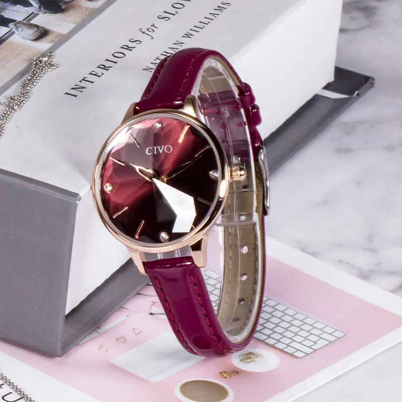8065C | Quartz Women Watch | Leather Band