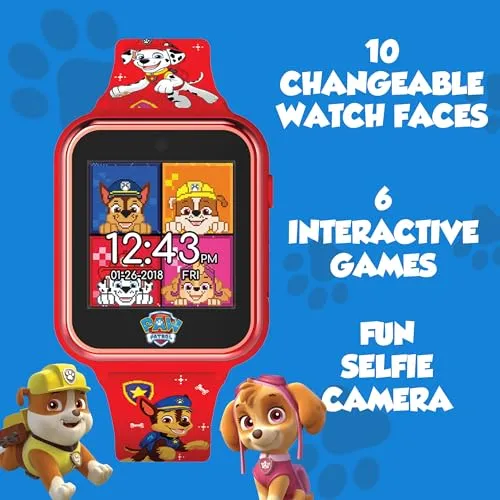 Accutime Paw Patrol Kids Smart Watch with Games