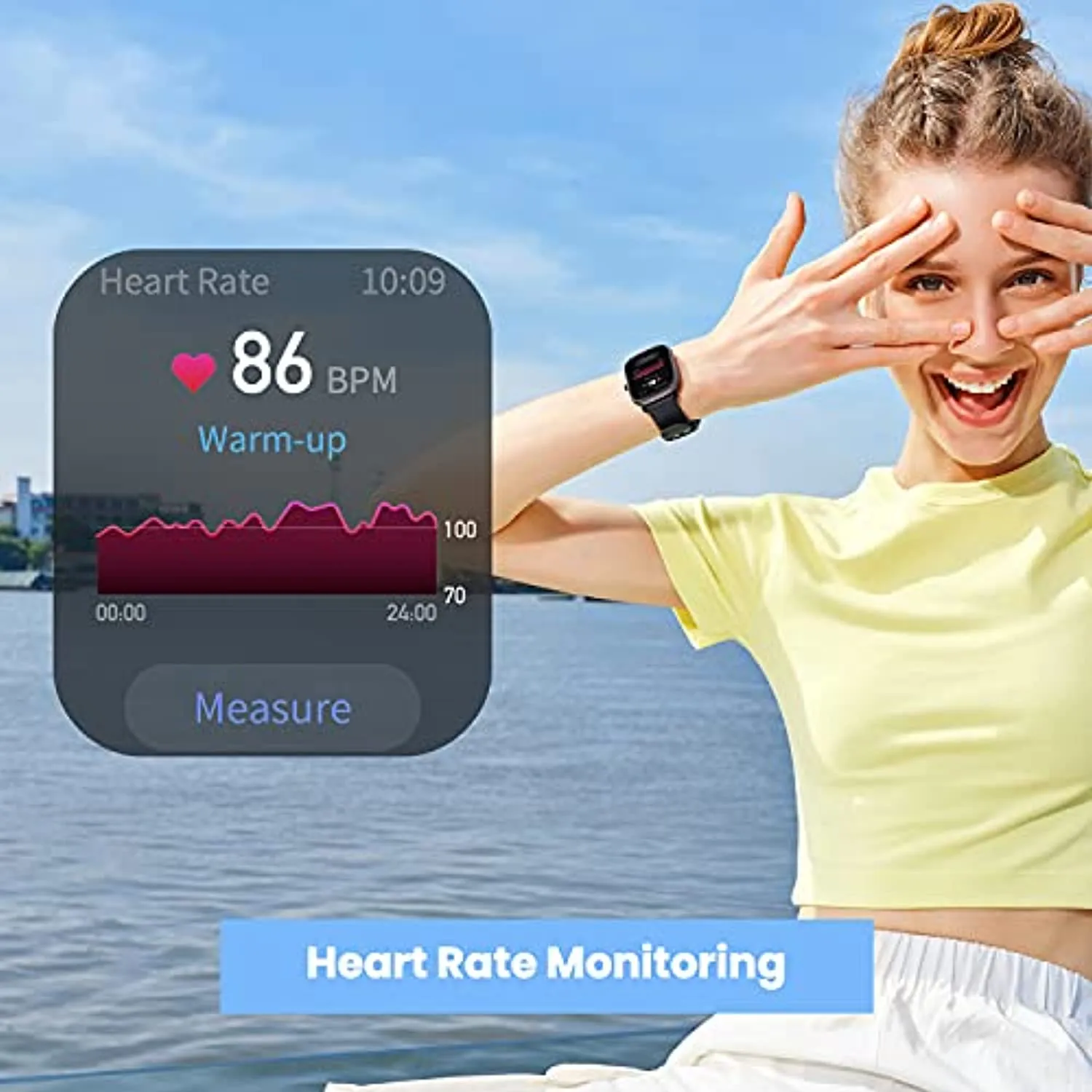 Amazfit GTS 2 Mini Smart Watch GPS Fitness Tracker for Men Women, Alexa Built-in, 14 Days Battery Life, 70  Sports Modes, Blood Oxygen Heart Rate Sleep Monitor, AMOLED Screen, 5 ATM Waterproof-Black