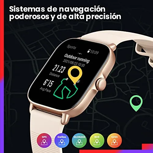 Amazfit GTS 3 Smart Watch for Android iPhone, Alexa Built-in, GPS Fitness Sports Watch with 150 Sports Modes, 1.75” AMOLED Display, 12-Day Battery Life, Blood Oxygen Heart Rate Tracking, Black