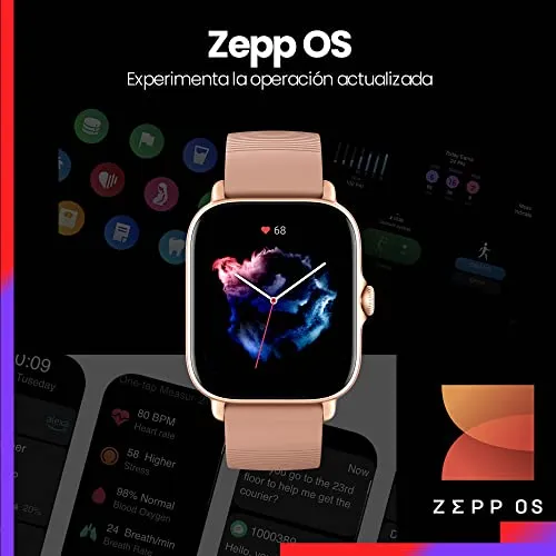 Amazfit GTS 3 Smart Watch for Android iPhone, Alexa Built-in, GPS Fitness Sports Watch with 150 Sports Modes, 1.75” AMOLED Display, 12-Day Battery Life, Blood Oxygen Heart Rate Tracking, Black