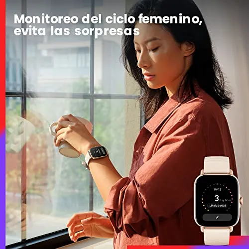 Amazfit GTS 3 Smart Watch for Android iPhone, Alexa Built-in, GPS Fitness Sports Watch with 150 Sports Modes, 1.75” AMOLED Display, 12-Day Battery Life, Blood Oxygen Heart Rate Tracking, Black