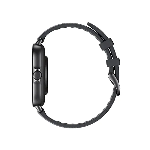 Amazfit GTS 3 Smart Watch for Android iPhone, Alexa Built-in, GPS Fitness Sports Watch with 150 Sports Modes, 1.75” AMOLED Display, 12-Day Battery Life, Blood Oxygen Heart Rate Tracking, Black