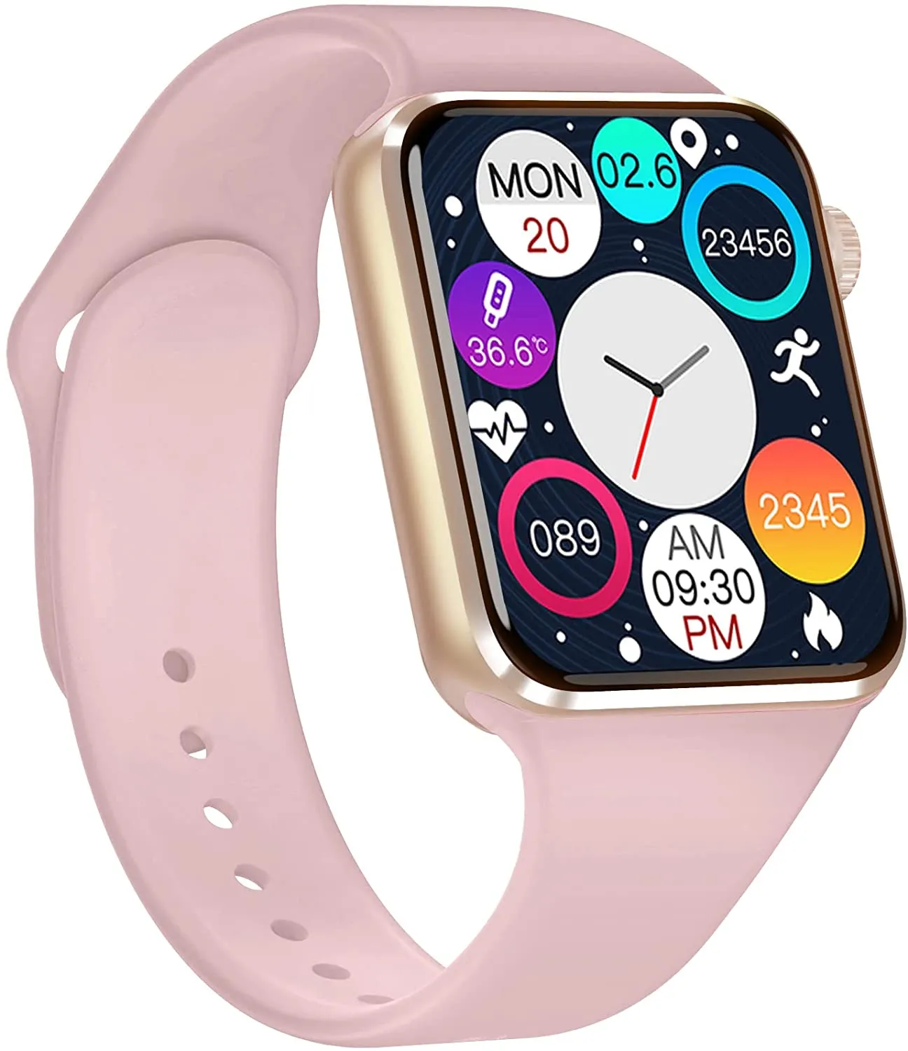 Android Smart Watch, Aeifond Smart Watches for Women Men Kids, Activity Fitness Tracker with Heart Rate,BloodPressure,Pedometer Sports Watch for Android/iOS Phones Compatible iPhone Samsung (Black)