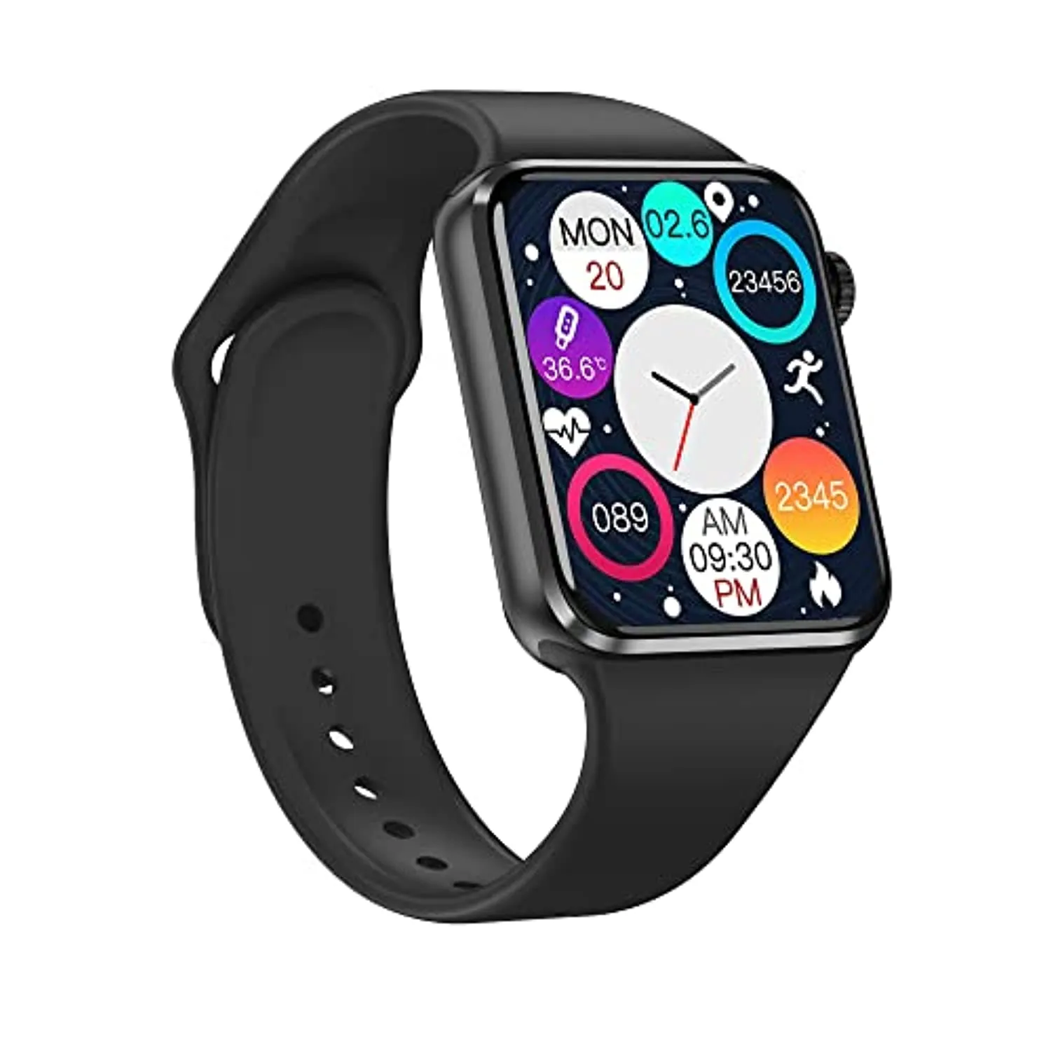 Android Smart Watch, Aeifond Smart Watches for Women Men Kids, Activity Fitness Tracker with Heart Rate,BloodPressure,Pedometer Sports Watch for Android/iOS Phones Compatible iPhone Samsung (Black)
