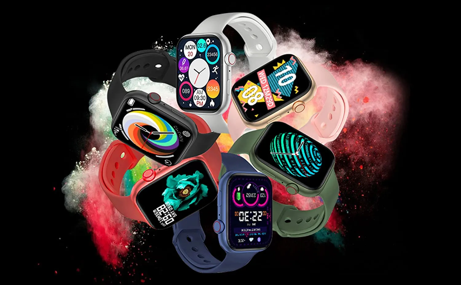 Android Smart Watch, Aeifond Smart Watches for Women Men Kids, Activity Fitness Tracker with Heart Rate,BloodPressure,Pedometer Sports Watch for Android/iOS Phones Compatible iPhone Samsung (Black)