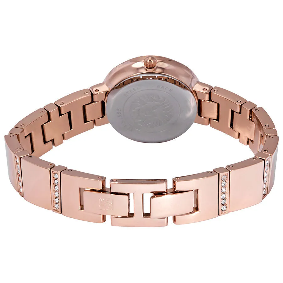Anne Klein Rose Dial Rose Gold-tone Ladies Watch AK/3190RGRG
