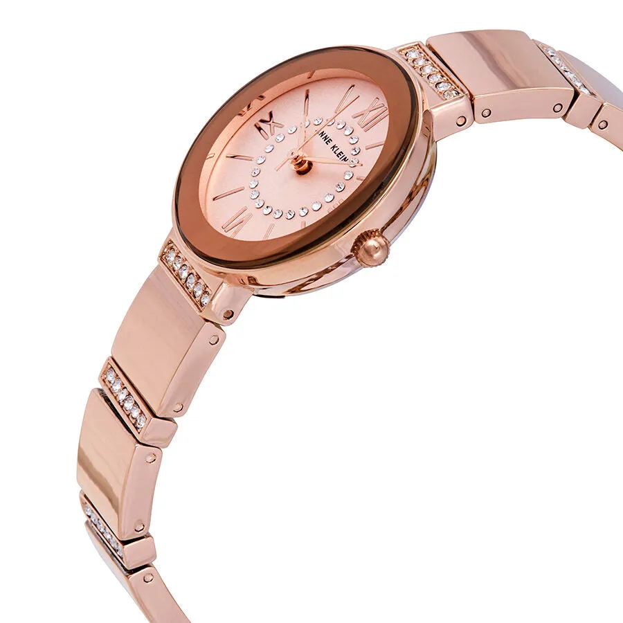 Anne Klein Rose Dial Rose Gold-tone Ladies Watch AK/3190RGRG