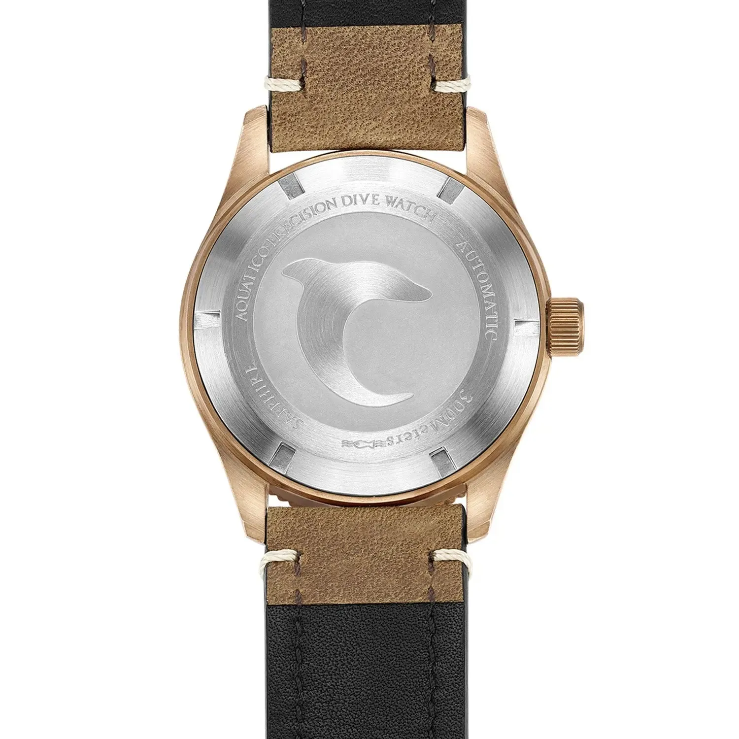 Aquatico Bronze Sea Star Green Dial Watch (Bronze Bezel)