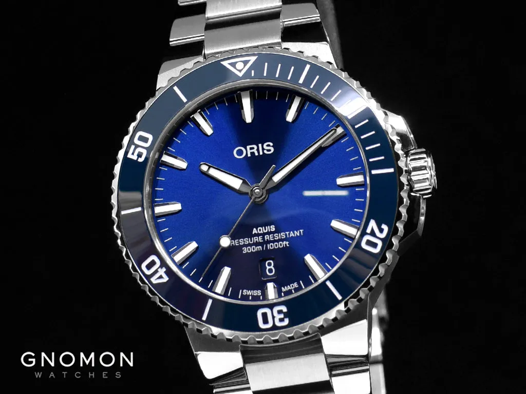 Aquis Date Blue - Bracelet - 41.5mm - Ref. 01 733 7787 4135-07 8 22 04PEB