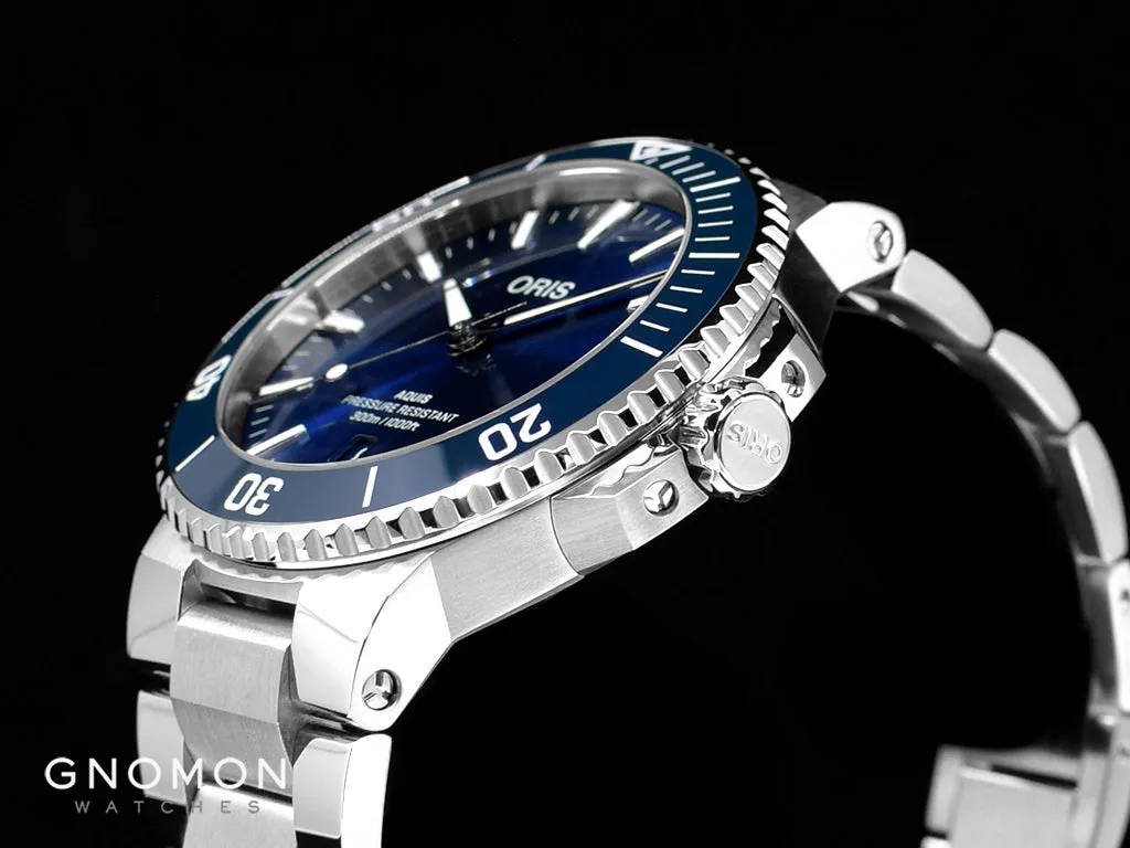 Aquis Date Blue - Bracelet - 41.5mm - Ref. 01 733 7787 4135-07 8 22 04PEB