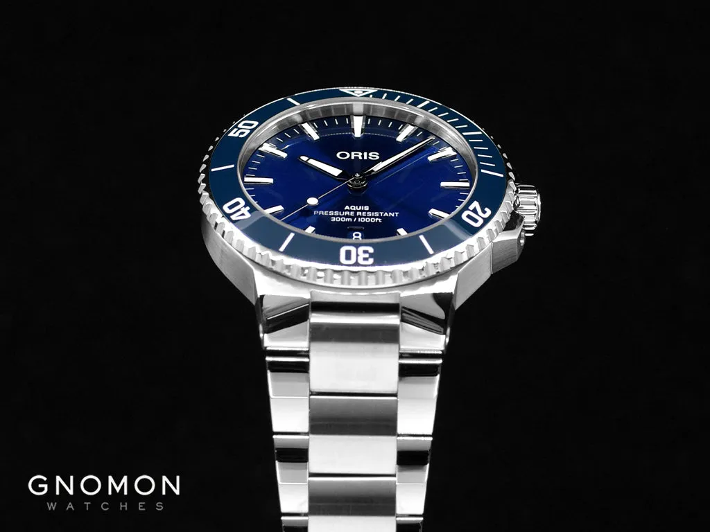 Aquis Date Blue - Bracelet - 41.5mm - Ref. 01 733 7787 4135-07 8 22 04PEB
