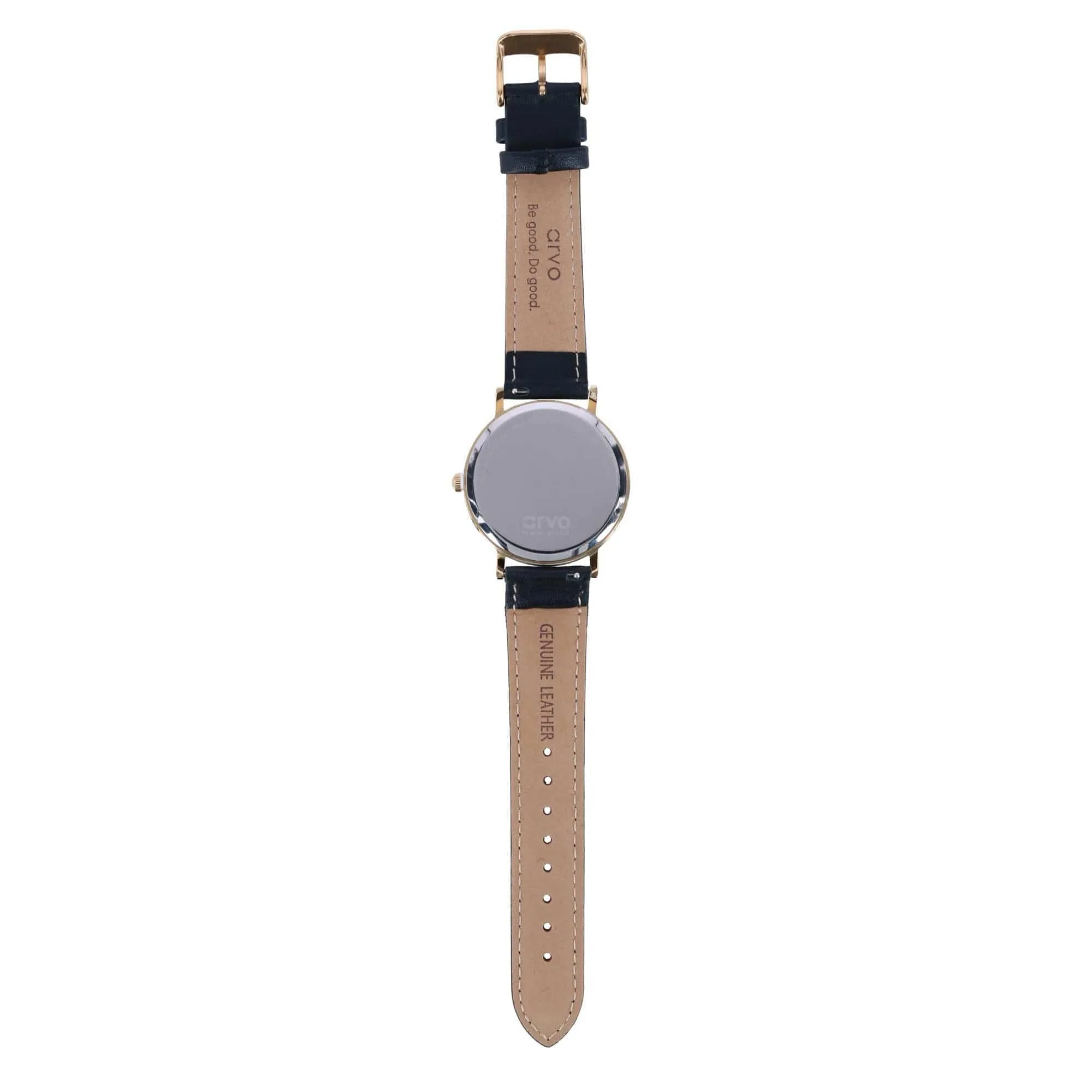 Arvo White Face Gold Time Sawyer Watch