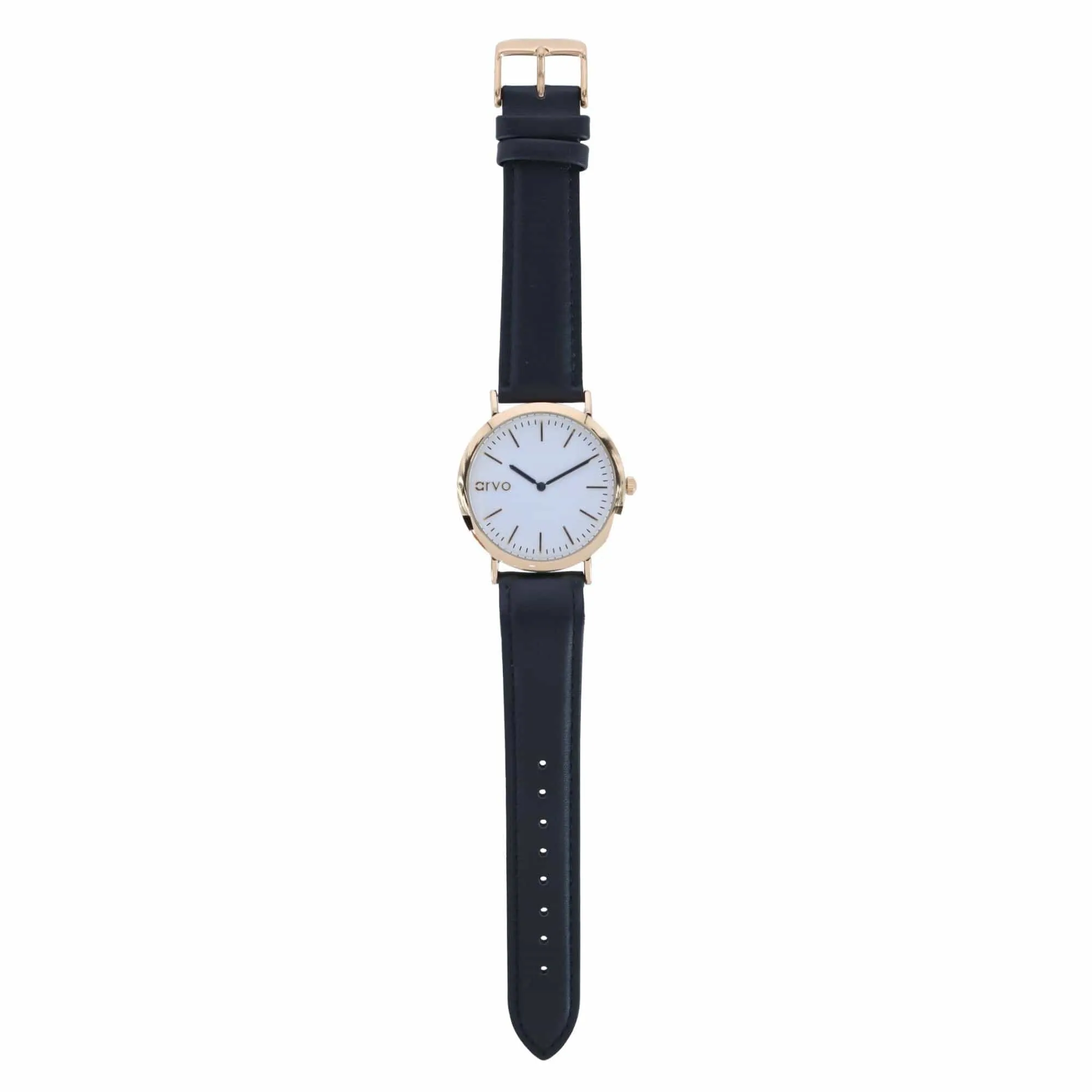 Arvo White Face Gold Time Sawyer Watch