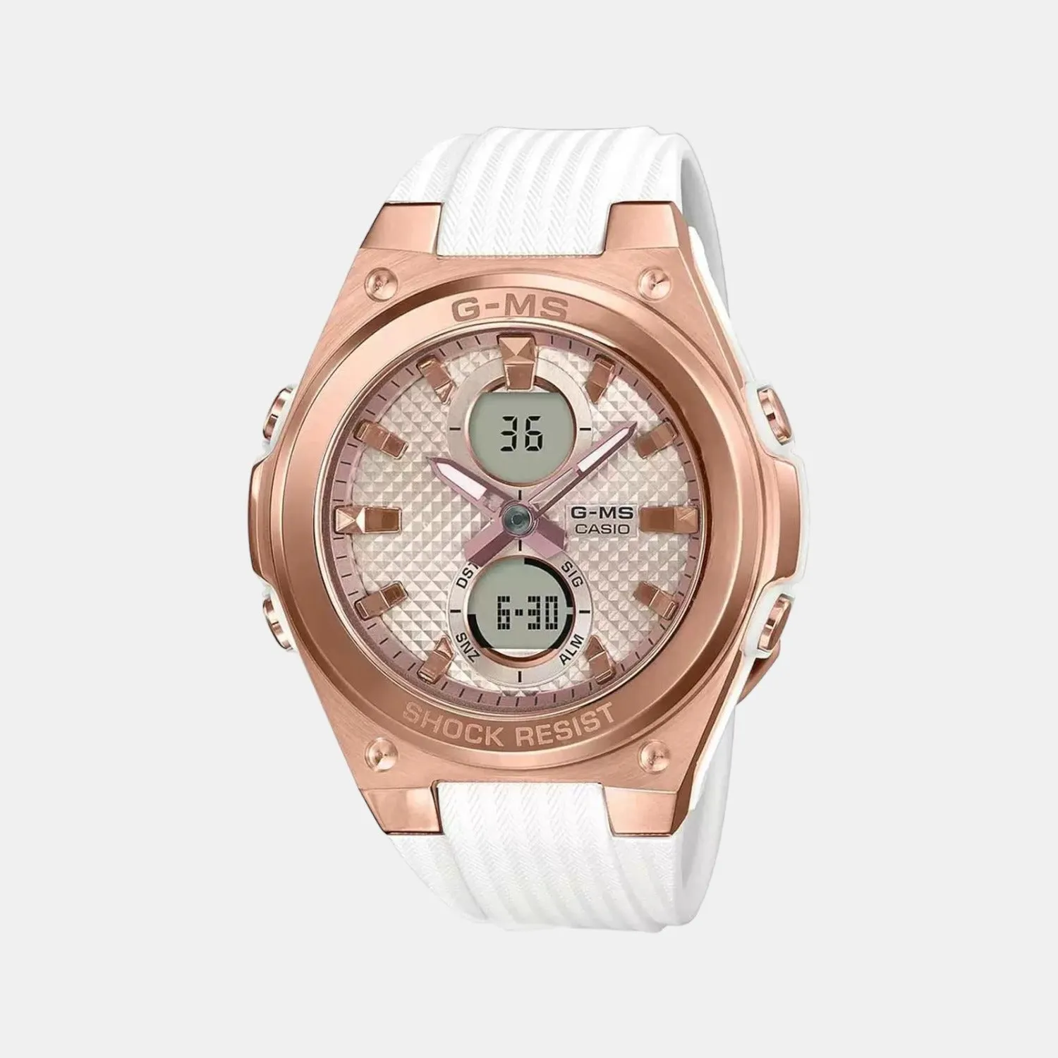 Baby-G Women's Analog-Digital Resin Watch B214 - MSG-C100G-7ADR