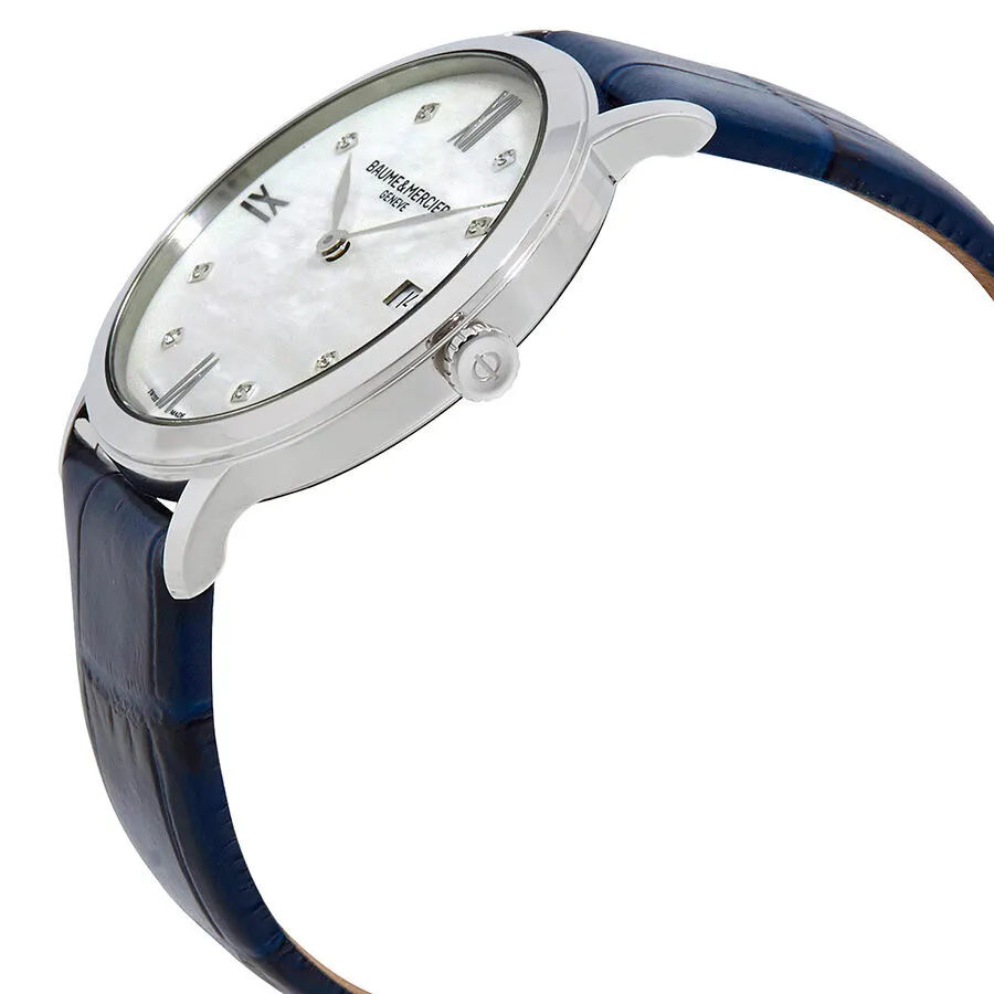 Baume et Mercier Classima Mother of Pearl Diamond Dial Ladies Watch 10299