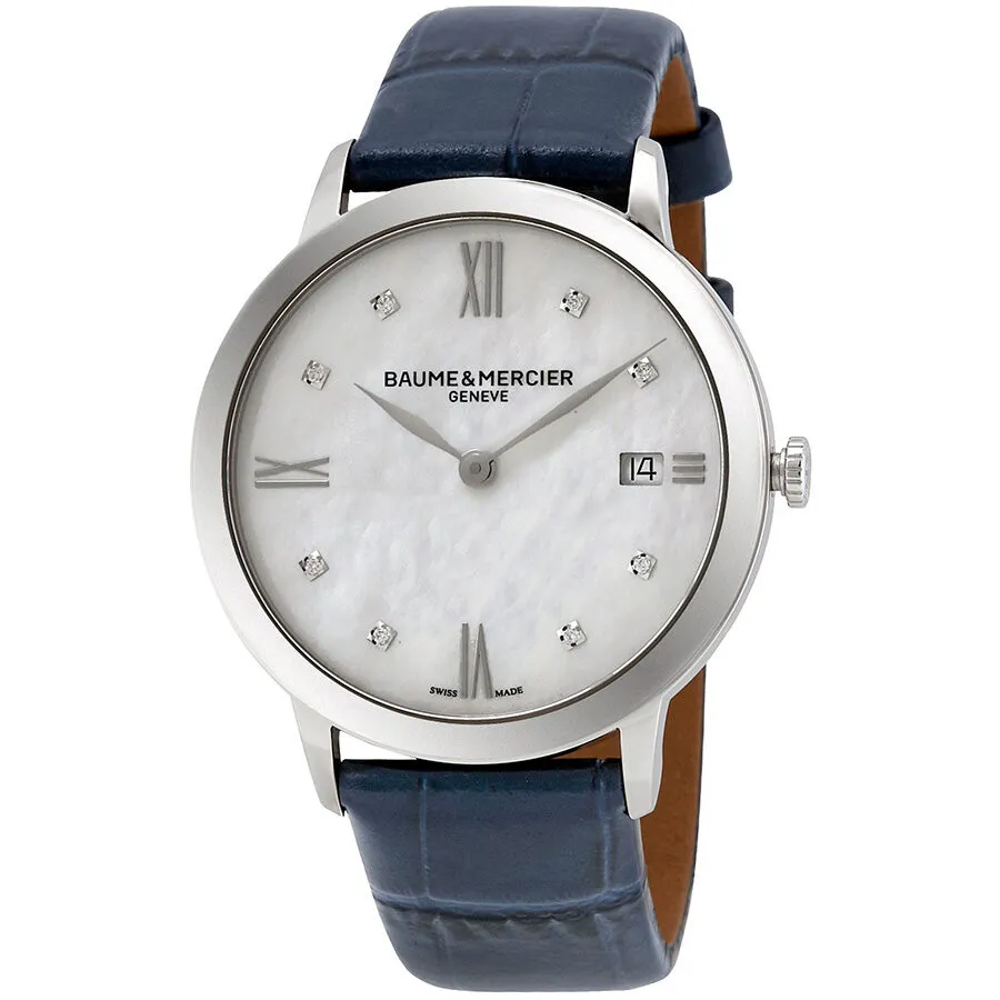 Baume et Mercier Classima Mother of Pearl Diamond Dial Ladies Watch 10299