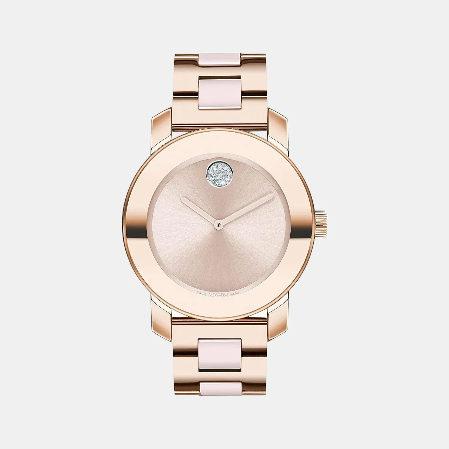 Bold Ceramic Women's Analog Stainless Steel Watch 3600799