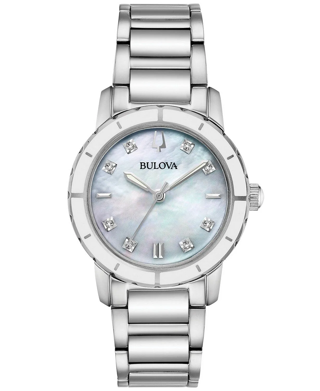 Bulova Quartz Diamond Ladies Watch 96P194