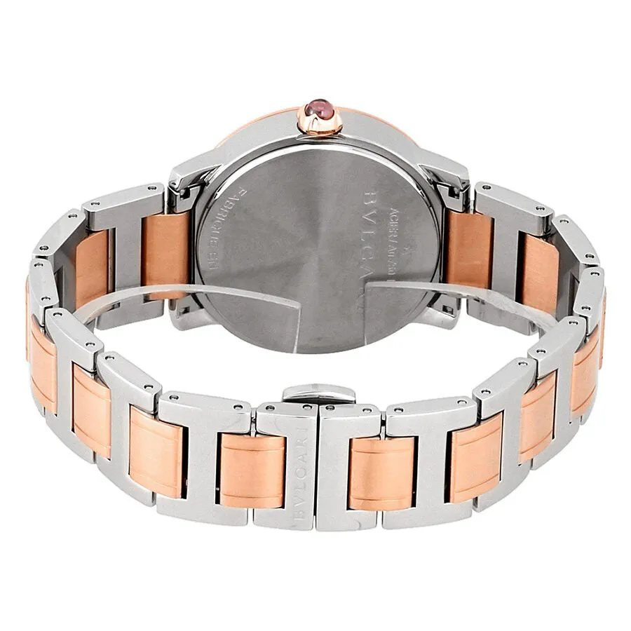 Bvlgari Bvlgari Brown Dial Diamond Automatic Ladies Watch 102478