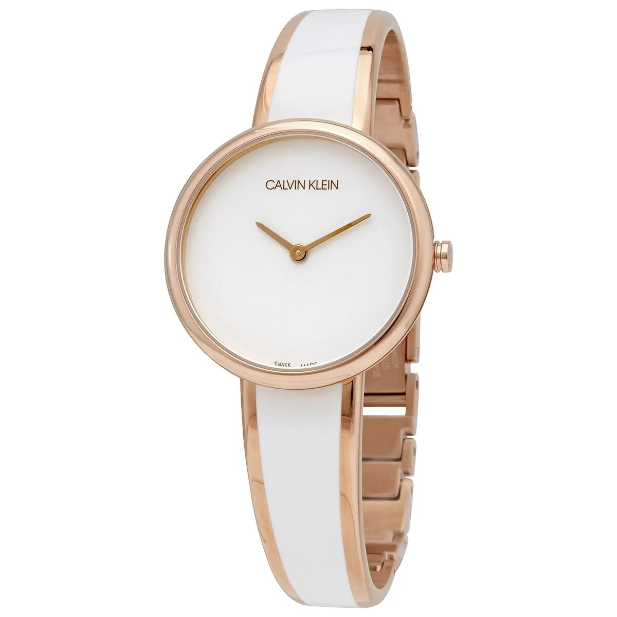 Calvin Klein Seduce Quartz White Dial Ladies Watch K4E2N616