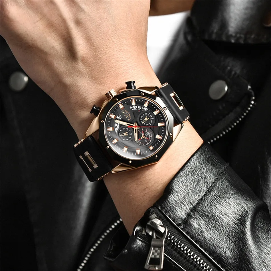 Casual Fashion Watches for Man Sport Military Silicagel Wrist Watch