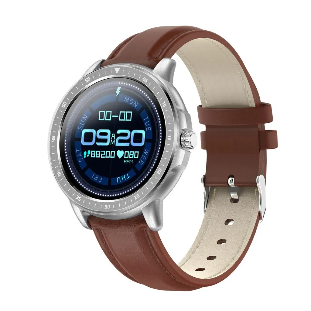 Cf19 Men Waterproof Smart Watch Sports Fitness Tracker Watch Blood Presuree Heart Rate Monitor Smartwatch Bracelet