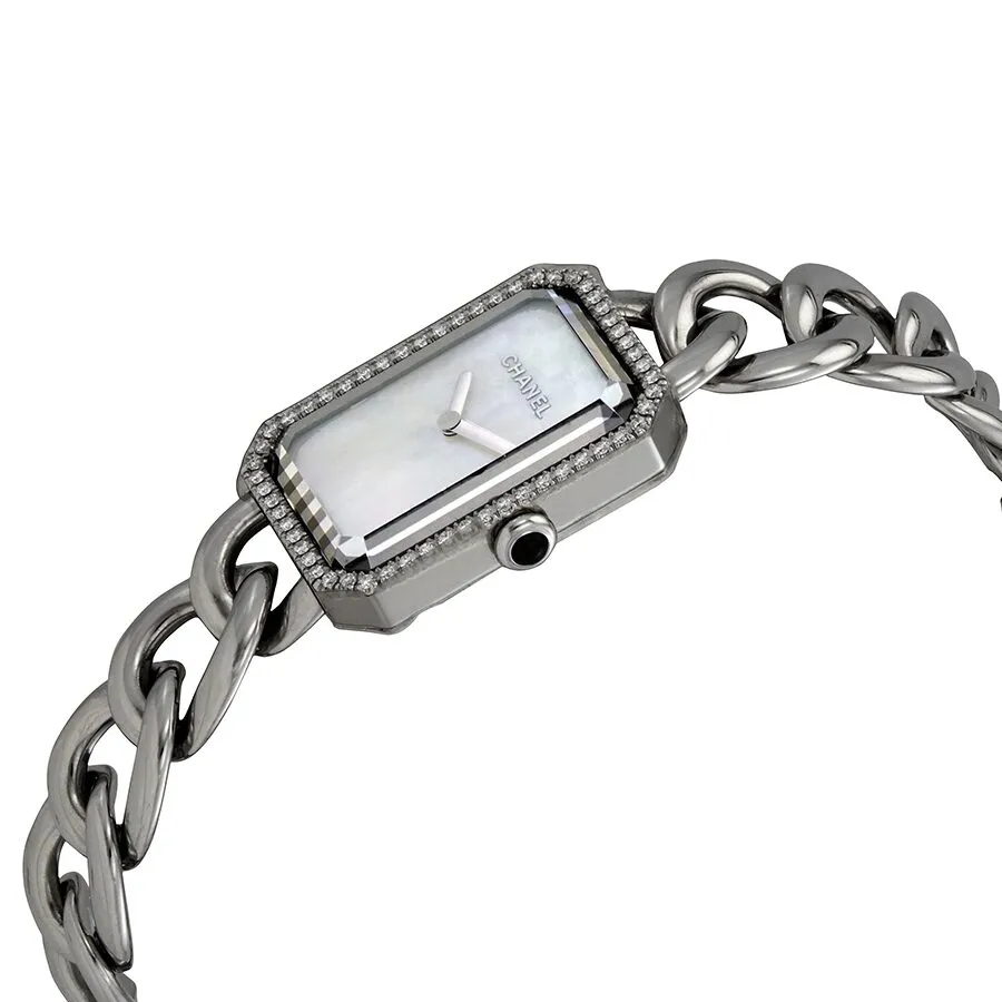 Chanel Premiere White Mother Of Pearl Dial Ladies Watch H3255