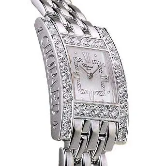 Chopard H Diamond 18kt White Gold Ladies Watch 10/6805 106805/1001