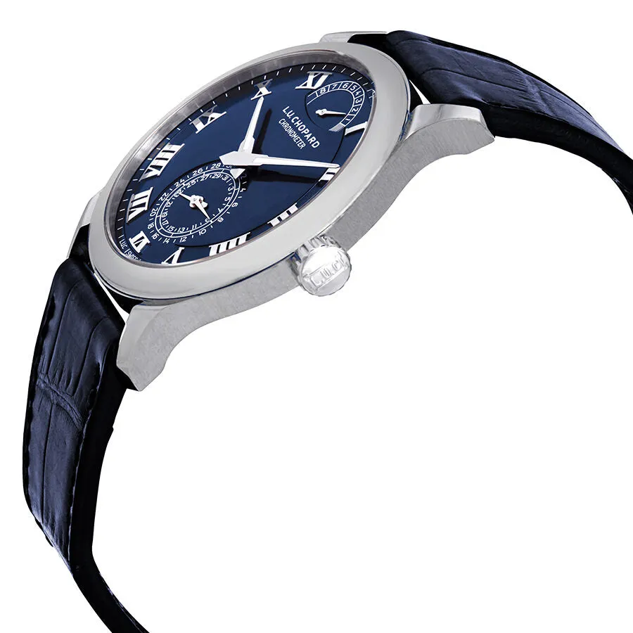 Chopard L.U.C Quattro Blue Dial Platinum Men's Watch 161926-9001