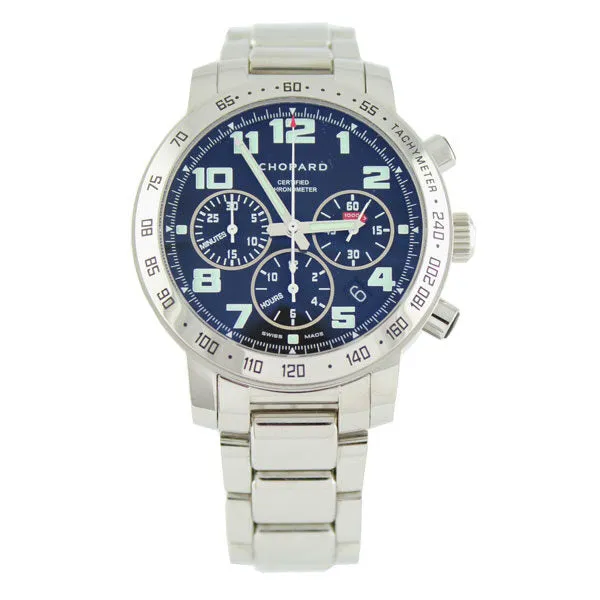 Chopard Mille Miglia Blue Dial Chronograph Men's Watch 158933