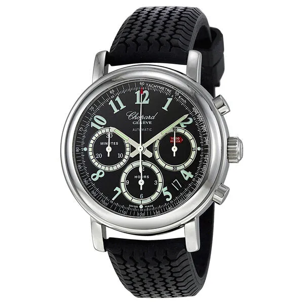 Chopard Mille Miglia Titanium Black Rubber Chronograph Men's Watch 16/8331