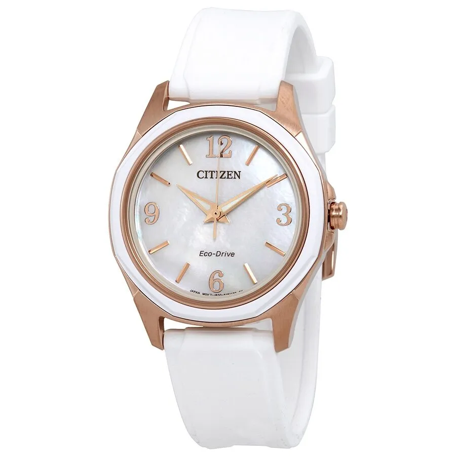 Citizen AR Ladies Mother of Pearl Dial Watch FE7056-02D