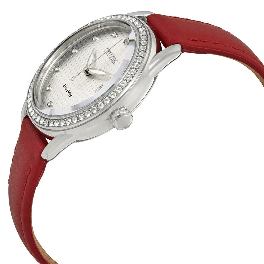 Citizen LTR Crystal Silver Dial Ladies Watch FE6110-04A