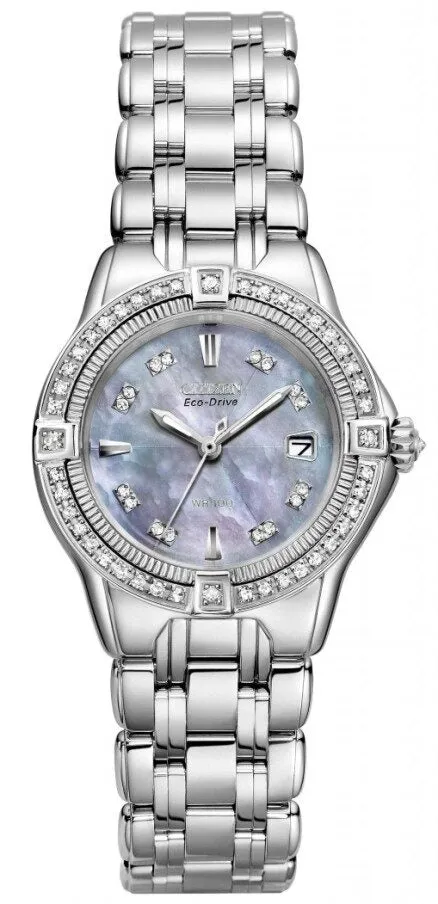 Citizen Signature Eco-Drive Diamond Ladies Watch EW2060-54Y