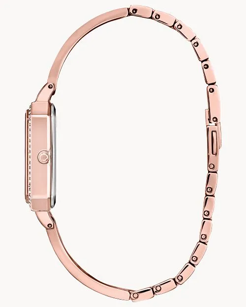 Citizen Silhouette Crystal Silver-Tone Dial Stainless Steel Bangle EM0983-51A