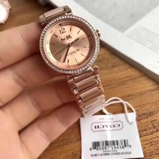 Coach 1941 Sport Rose Gold Diamond Ladies Watch 14502200