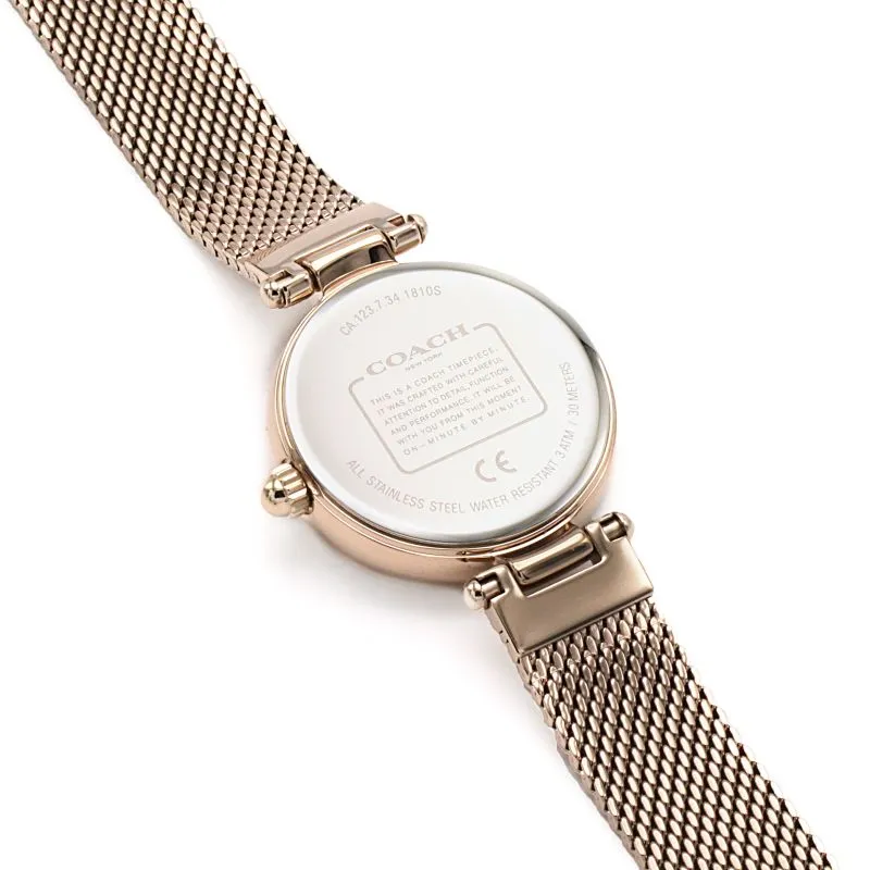 Coach Park Mother Of Pearl Rose Gold Women's Watch 14503511