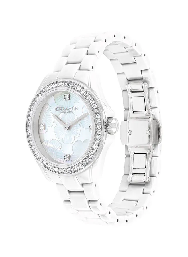 Coach Preston Quartz Mother of Pearl Dial Ladies Watch 14503661