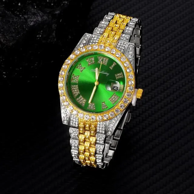 Diamond Men Women Watches Gold Watch Ladies Wrist Watch S4431740