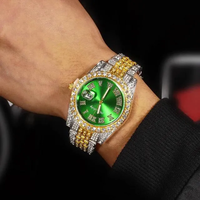 Diamond Men Women Watches Gold Watch Ladies Wrist Watch S4431740